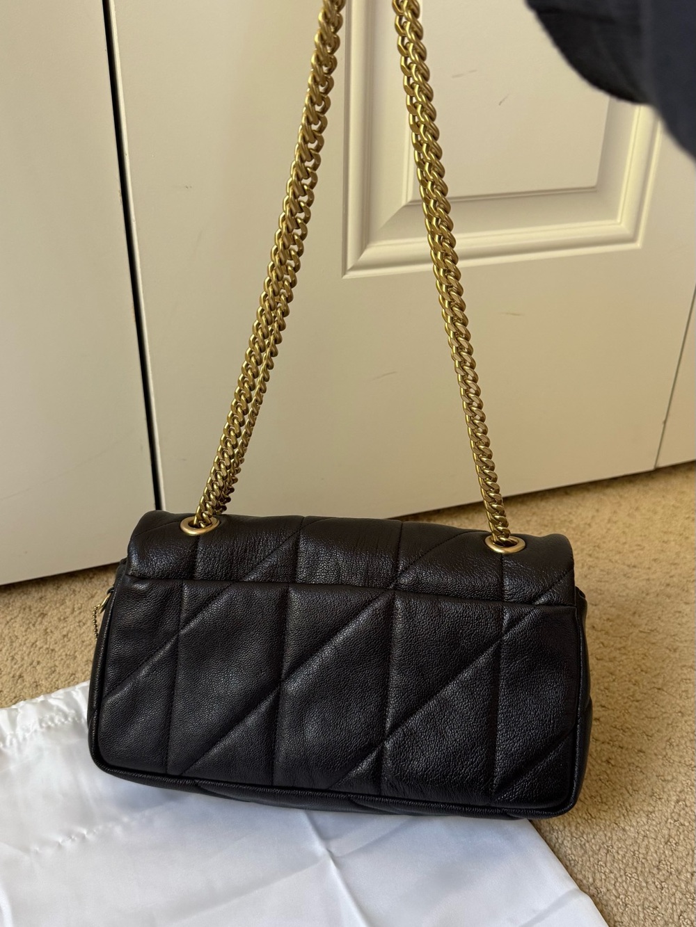 Coach Black Quilted Soft Tabby 26 in Black - Picture 5 of 12